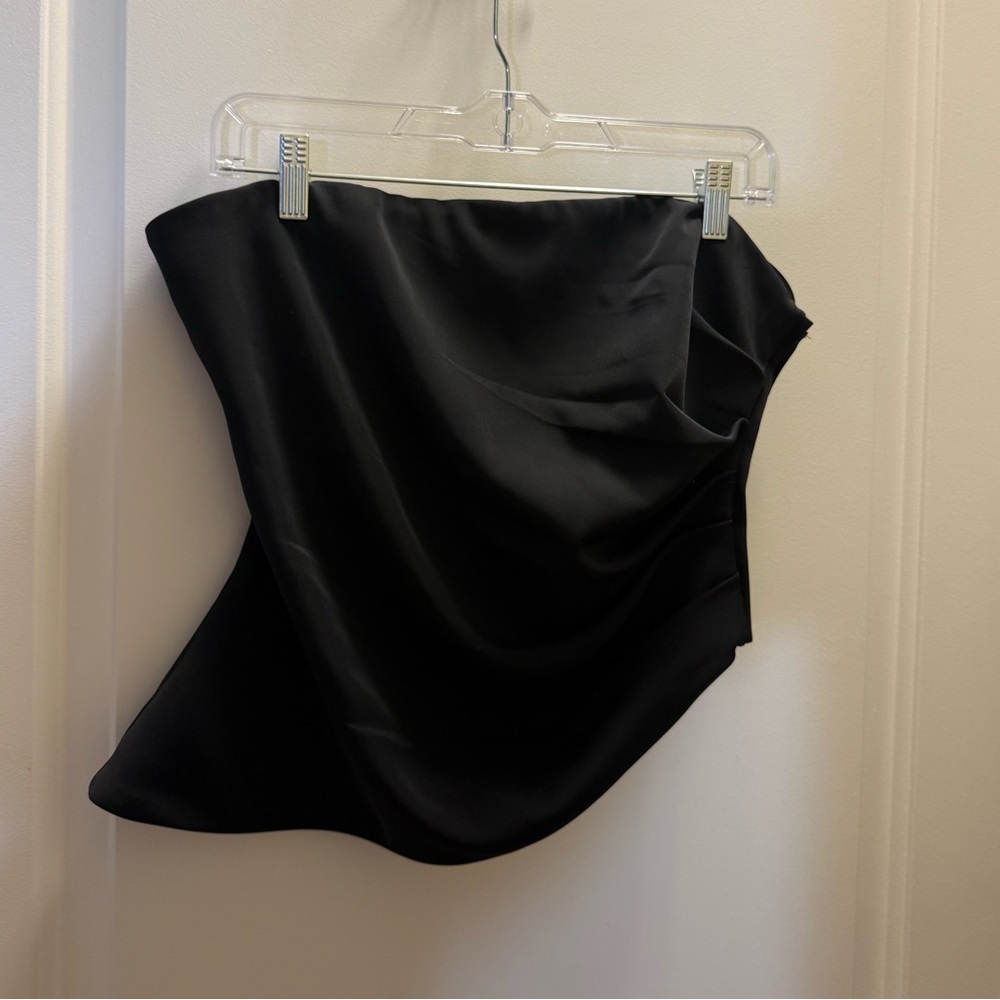 Asymmetrical Strapless Top - Picture 2 of 4